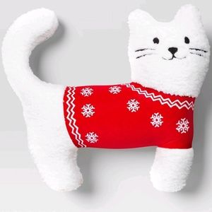 Cat shaped pillow, 2 pack, new